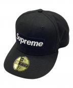 SUPREME×New Eraシュプリーム×ニューエラ）の古着「キャップ Sharpie Box Logo New Era Fitted Cap」｜ブラック