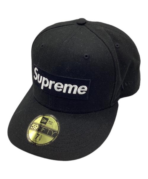 SUPREME（シュプリーム）Supreme (シュプリーム) New Era (ニューエラ) キャップ Sharpie Box Logo New Era Fitted Cap ブラック サイズ:7 5/8の古着・服飾アイテム