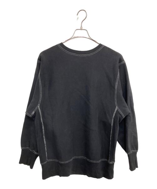 Champion REVERSE WEAVE（チャンピオン リバース ウィーブ）Champion REVERSE WEAVE (チャンピオン リバース ウィーブ) クルーネックスウェット ブラック サイズ:SIZE XLの古着・服飾アイテム