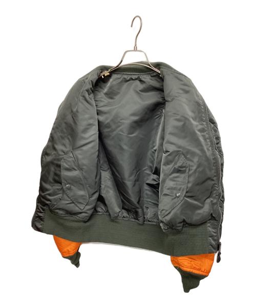 ALPHA（アルファ）ALPHA (アルファ) MA-1ジャケット USA製 グリーン サイズ:Sの古着・服飾アイテム