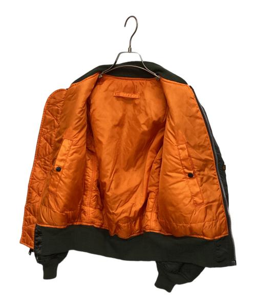 ALPHA（アルファ）ALPHA (アルファ) MA-1ジャケット USA製 グリーン サイズ:Sの古着・服飾アイテム