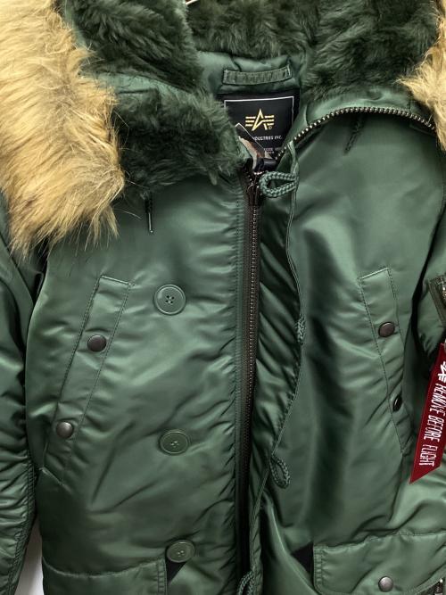 ALPHA（アルファ）ALPHA (アルファ) N-3Bタイプコート グリーン サイズ:S 未使用品の古着・服飾アイテム