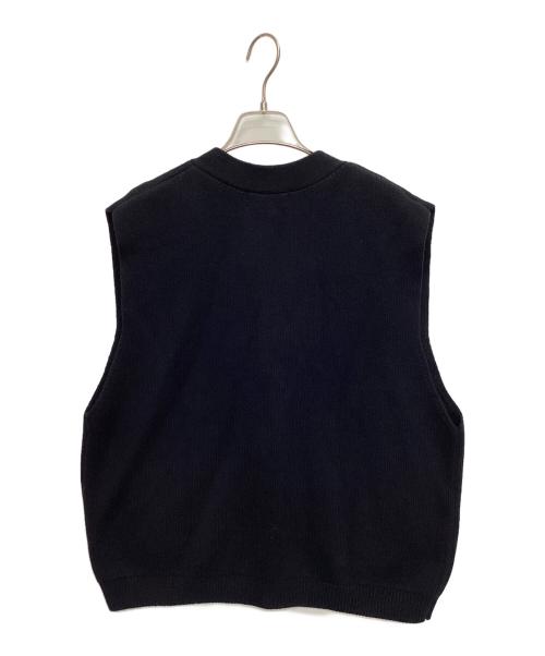 SLOBE IENA（スローブ イエナ）SLOBE IENA (スローブ イエナ) パールニットベスト ブラック サイズ:Free 未使用品の古着・服飾アイテム