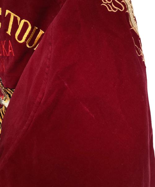 TATOO JAKE（タトゥージェイク）TATOO JAKE (タトゥージェイク) ブルゾン レッド サイズ:Freeの古着・服飾アイテム