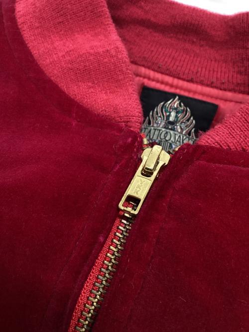 TATOO JAKE（タトゥージェイク）TATOO JAKE (タトゥージェイク) ブルゾン レッド サイズ:Freeの古着・服飾アイテム