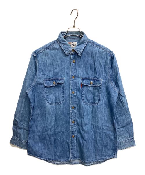 LEVI'S（リーバイス）LEVI'S (リーバイス) 長袖シャツ Blue Shirts インディゴ サイズ:Mの古着・服飾アイテム