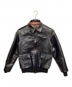 TOYS MCCOYトイズマッコイ）の古着「レザージャケット TYPE A-2 RWA CLOTHING CO. BLACK VER」｜ブラック