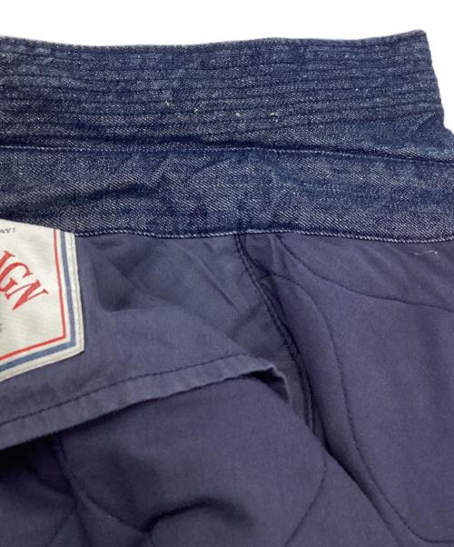 NATAL DESIGN（ネイタルデザイン）NATAL DESIGN (ネイタルデザイン) キルティングデニムジャケット インディゴ サイズ:Ｌの古着・服飾アイテム