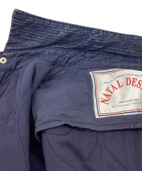 NATAL DESIGN（ネイタルデザイン）NATAL DESIGN (ネイタルデザイン) キルティングデニムジャケット インディゴ サイズ:Ｌの古着・服飾アイテム