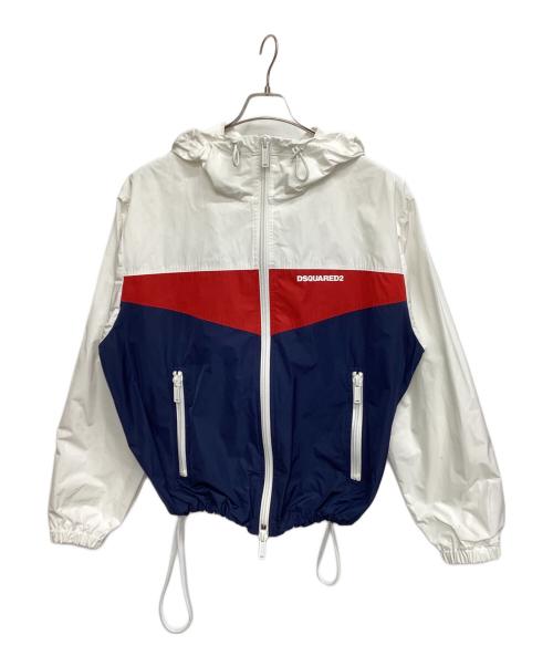 DSQUARED2（ディースクエアード）DSQUARED2 (ディースクエアード) ウインドブレーカー 90S Urban 900 トリコロールカラー サイズ:Ｌの古着・服飾アイテム