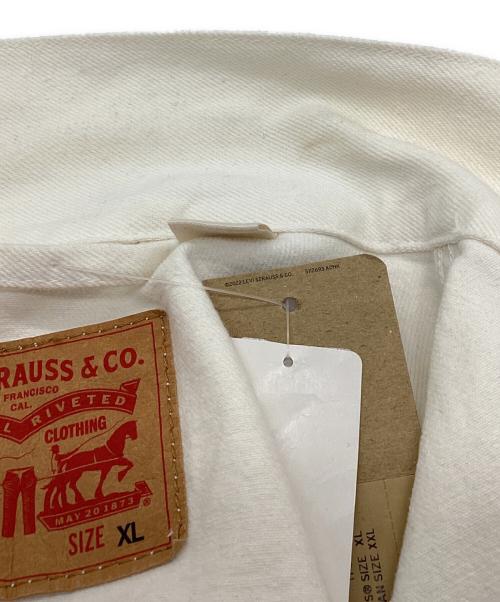 LEVI'S（リーバイス）LEVI'S (リーバイス) デニムジャケット トラッカージャケット ホワイト サイズ:XLの古着・服飾アイテム