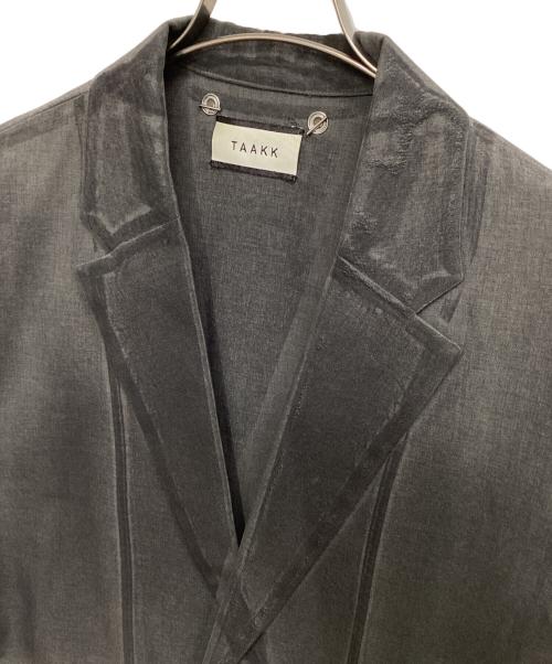 TAAK（ターク）TAAK (ターク) テーラードジャケット グレー サイズ:2の古着・服飾アイテム