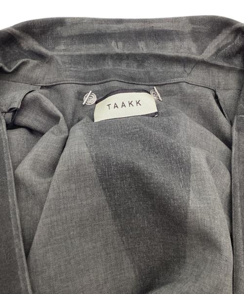 TAAK（ターク）TAAK (ターク) テーラードジャケット グレー サイズ:2の古着・服飾アイテム