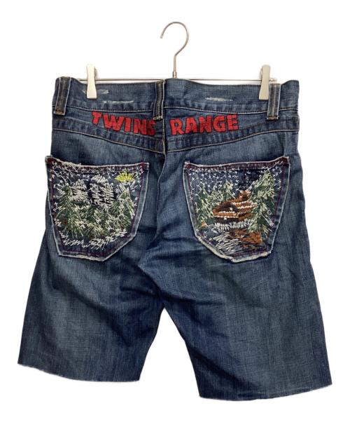 DSQUARED2（ディースクエアード）DSQUARED2 (ディースクエアード) デニムハーフパンツ TWINS RANGE インディゴ サイズ:50の古着・服飾アイテム