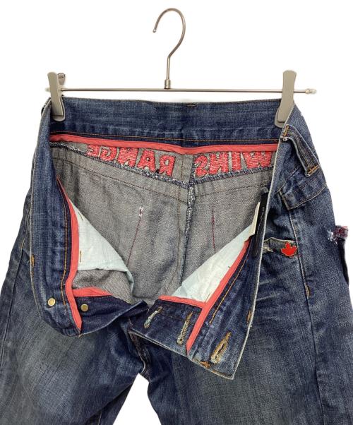 DSQUARED2（ディースクエアード）DSQUARED2 (ディースクエアード) デニムハーフパンツ TWINS RANGE インディゴ サイズ:50の古着・服飾アイテム