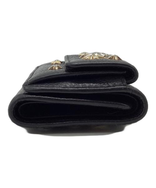 JIMMY CHOO（ジミーチュウ）JIMMY CHOO (ジミーチュウ) 3つ折り財布 スタースタッズの古着・服飾アイテム