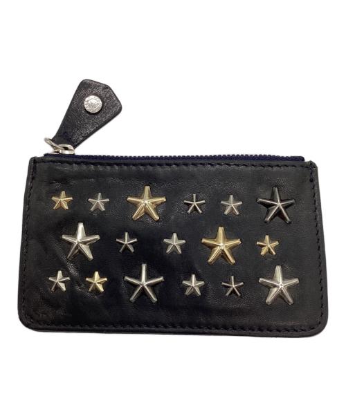 JIMMY CHOO（ジミーチュウ）JIMMY CHOO (ジミーチュウ) コインケース スタースタッズ ブラックの古着・服飾アイテム