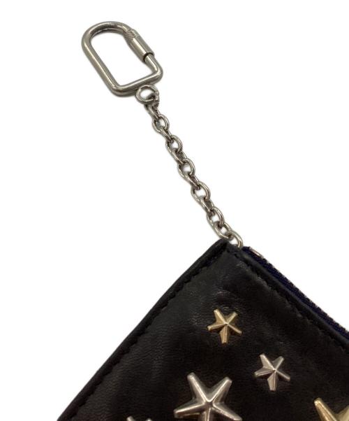 JIMMY CHOO（ジミーチュウ）JIMMY CHOO (ジミーチュウ) コインケース スタースタッズ ブラックの古着・服飾アイテム