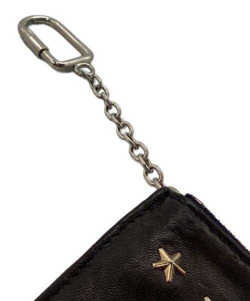 JIMMY CHOO（ジミーチュウ）JIMMY CHOO (ジミーチュウ) コインケース スタースタッズ ブラックの古着・服飾アイテム