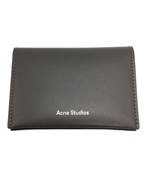 Acne studios（アクネ ストゥディオズ）ACNE STUDIOS (アクネ ストゥディオズ) カードケース グレーの古着・服飾アイテム