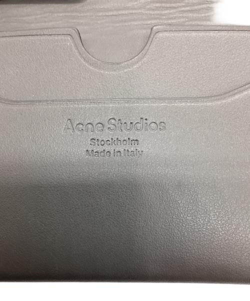 Acne studios（アクネ ストゥディオズ）ACNE STUDIOS (アクネ ストゥディオズ) カードケース グレーの古着・服飾アイテム