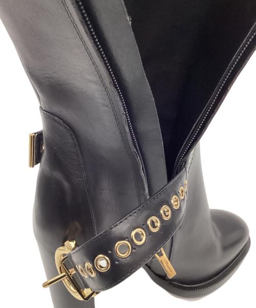 Salvatore Ferragamo（サルヴァトーレ フェラガモ）Salvatore Ferragamo (サルヴァトーレ フェラガモ) ロングブーツ ブラック サイズ:6Mの古着・服飾アイテム