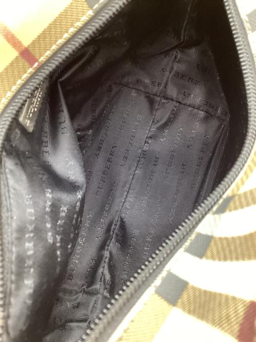 BURBERRY LONDON（バーバリーロンドン）BURBERRY LONDON (バーバリーロンドン) 舟型ハンドバッグ ノバチェック ベージュの古着・服飾アイテム
