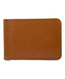 KC's LEATHER CRAFT（ケーシーズ）の古着「カードケース マネークリップ クリップオン」｜キャメル