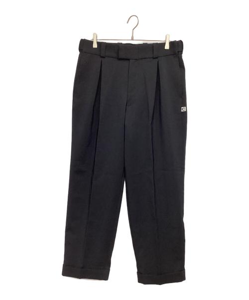 CAHLUMN（カウラム）CAHLUMN (カウラム) パンツ Polyester 1 Tuck Slacks Pant ブラック サイズ:XLの古着・服飾アイテム