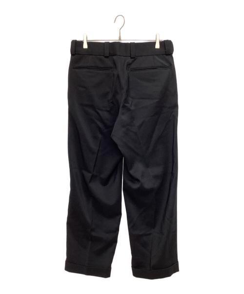 CAHLUMN（カウラム）CAHLUMN (カウラム) パンツ Polyester 1 Tuck Slacks Pant ブラック サイズ:XLの古着・服飾アイテム