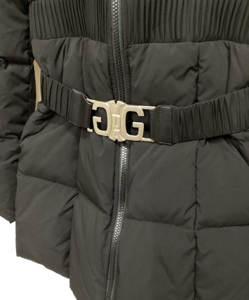 GYDA（ジェイダ）GYDA (ジェイダ) SymmetryGYDAベルト付きロングダウンコート ブラック サイズ:Fre 未使用品の古着・服飾アイテム