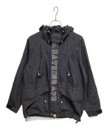 A BATHING APE（アベイシングエイプ）の古着「マウンテンパーカー」｜ブラック