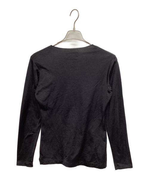 YOHJI YAMAMOTO（ヨウジヤマモト）YOHJI YAMAMOTO (ヨウジヤマモト) 長袖カットソー ブラック サイズ:Ｍの古着・服飾アイテム