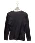 YOHJI YAMAMOTO (ヨウジヤマモト) 長袖カットソー ブラック サイズ:Ｍ：7000円