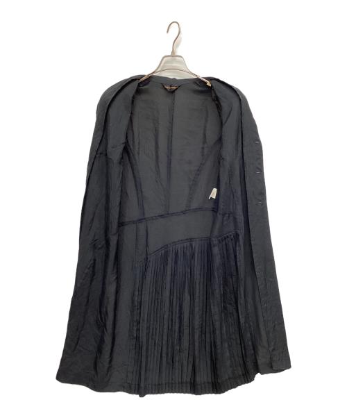 COMME des GARCONS（コムデギャルソン）COMME des GARCONS (コムデギャルソン) トリアセテートプリーツワンピース ブラック サイズ:表記なしの古着・服飾アイテム