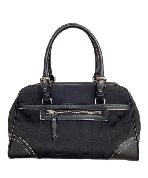 COACH（コーチ）COACH (コーチ) ハンドバッグ シグネチャー ブラックの古着・服飾アイテム