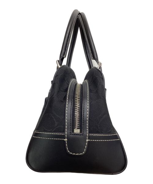 COACH（コーチ）COACH (コーチ) ハンドバッグ シグネチャー ブラックの古着・服飾アイテム