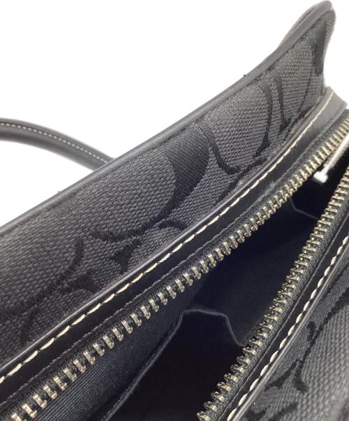COACH（コーチ）COACH (コーチ) ハンドバッグ シグネチャー ブラックの古着・服飾アイテム
