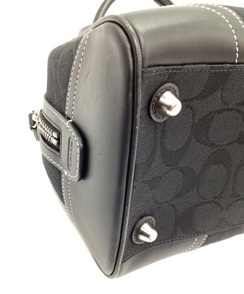 COACH（コーチ）COACH (コーチ) ハンドバッグ シグネチャー ブラックの古着・服飾アイテム