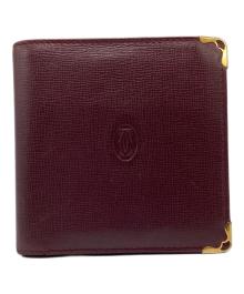 Cartier（カルティエ）の古着「2つ折り財布」｜ボルドー
