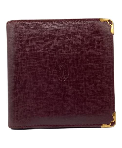 Cartier（カルティエ）Cartier (カルティエ) 2つ折り財布 ボルドーの古着・服飾アイテム