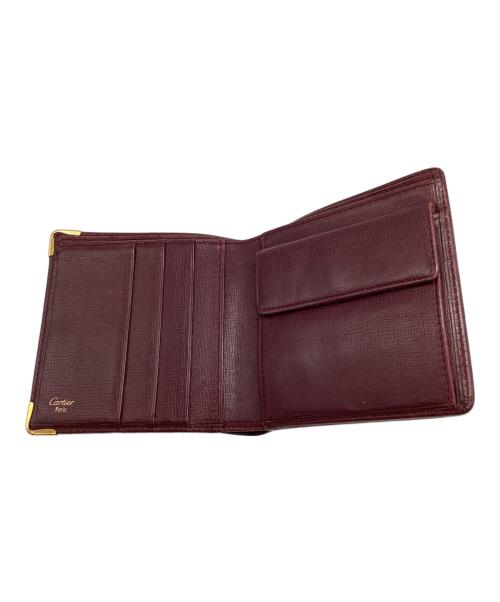 Cartier（カルティエ）Cartier (カルティエ) 2つ折り財布 ボルドーの古着・服飾アイテム