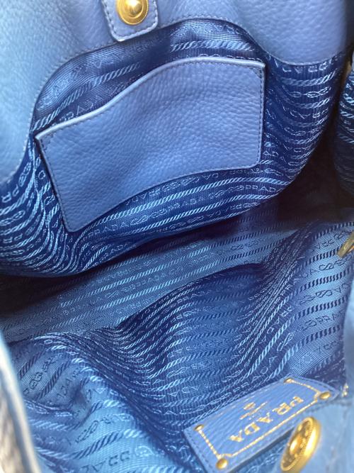PRADA（プラダ）PRADA (プラダ) ワンショルダーバッグ ブルーの古着・服飾アイテム