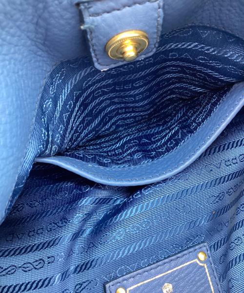 PRADA（プラダ）PRADA (プラダ) ワンショルダーバッグ ブルーの古着・服飾アイテム
