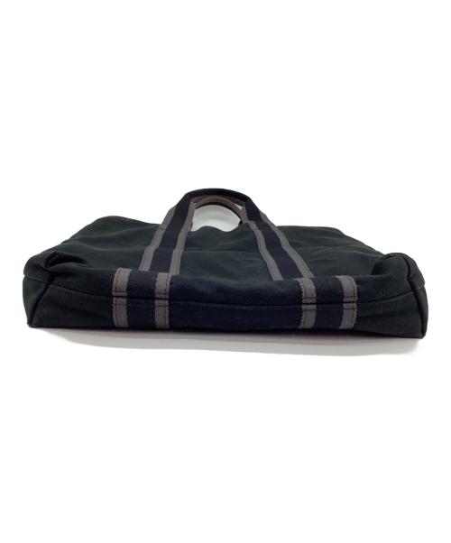 HERMES（エルメス）HERMES (エルメス) トートバッグ ブラック×グレーの古着・服飾アイテム