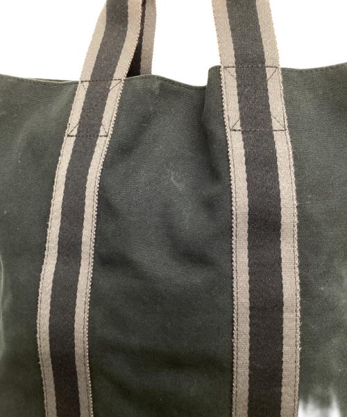 HERMES（エルメス）HERMES (エルメス) トートバッグ ブラック×グレーの古着・服飾アイテム