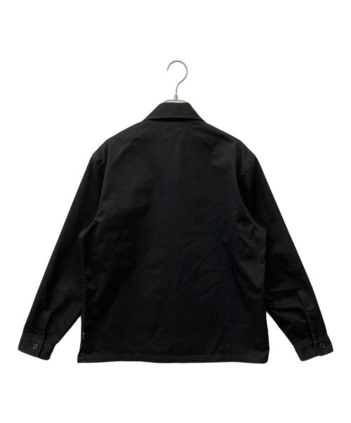 stussy（ステューシー）stussy (ステューシー) ジップアップワークジャケット ブラック サイズ:Sの古着・服飾アイテム