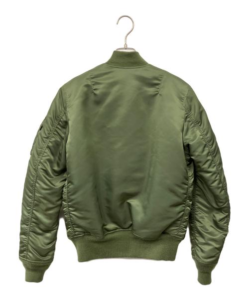 ALPHA（アルファ）ALPHA (アルファ) MA-1ジャケット オリーブ サイズ:Sの古着・服飾アイテム