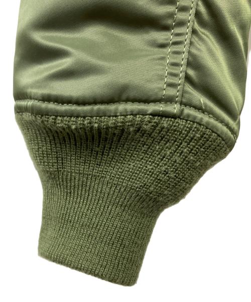 ALPHA（アルファ）ALPHA (アルファ) MA-1ジャケット オリーブ サイズ:Sの古着・服飾アイテム