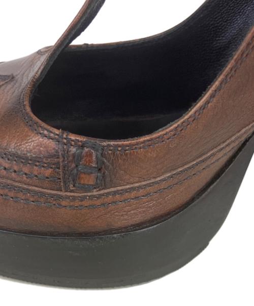 FENDI（フェンディ）FENDI (フェンディ) ハイヒールパンプス ブラウン サイズ:SIZE36の古着・服飾アイテム